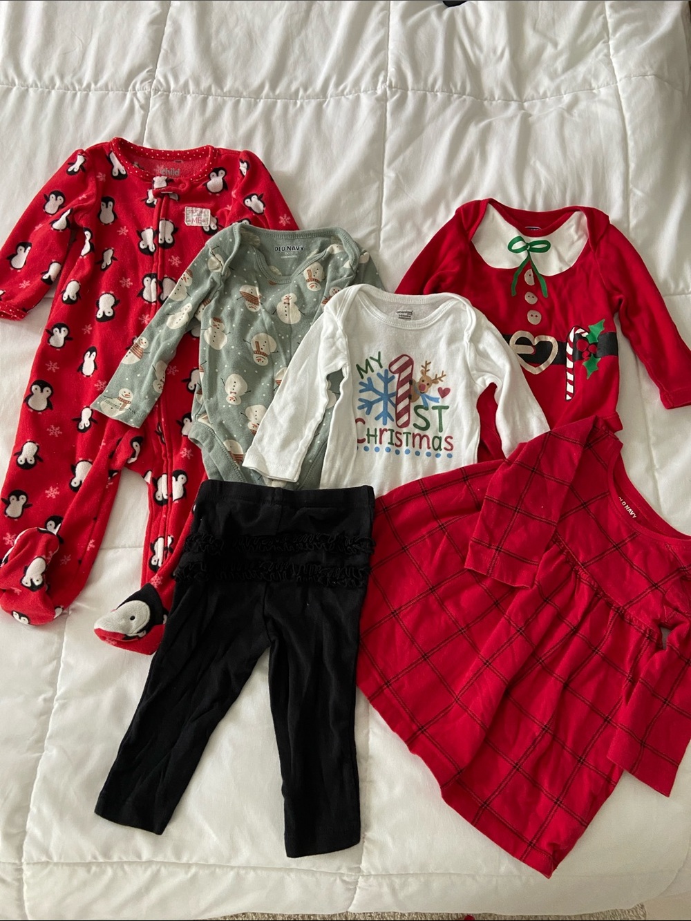 Baby Girl Christmas and holiday mixed set